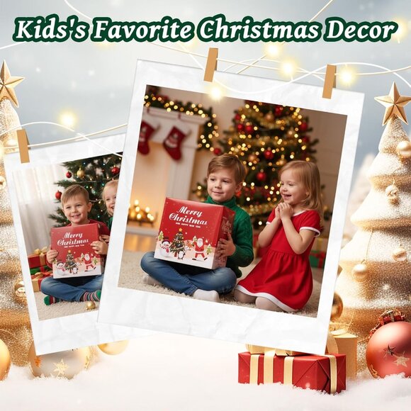 ⚡6FT Christmas Inflatable Santa Big Gift Holiday Winter Outdoor Decoration - Picture 8 of 8